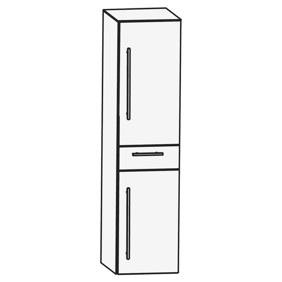 Armoire haute LAGUNA
40 x 160 x 30 cm
armoire de tablette, 1 porte
charnières à droite, 1 tiroir
armoire de tablette, 1 porte
charnières à droite