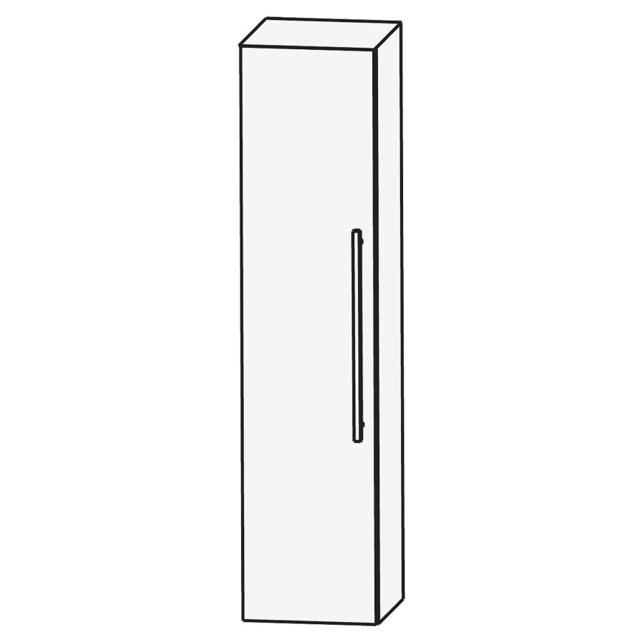Armoire moyen LAGUNA
30 x 128 x 30 cm
armoire de tablette, 1 porte
charnières à gauche