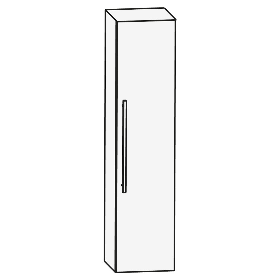Armoire moyen LAGUNA
30 x 128 x 30 cm
armoire de tablette, 1 porte
charnières à droite