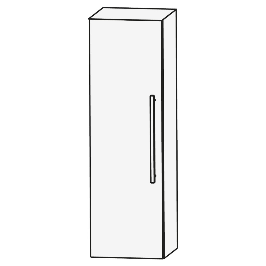 Armoire moyen LAGUNA
40 x 128 x 30 cm
armoire de tablette, 1 porte
charnières à gauche