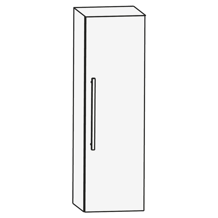 Armoire moyen LAGUNA
40 x 128 x 30 cm
armoire de tablette, 1 porte
charnières à droite