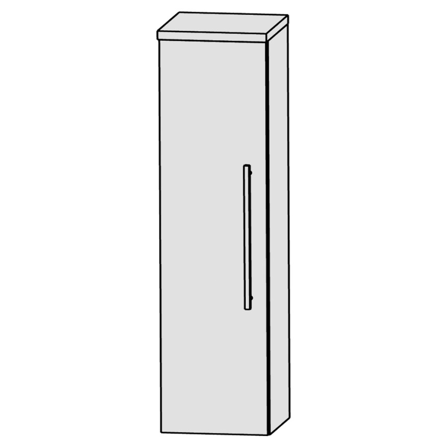 Armoire moyen LAGUNA
40 x 128 x 17-32 cm
armoire de tablette, 1 porte
charnières à gauche
SPECIFIER LE DIMENSION DU
PROFONDEUR