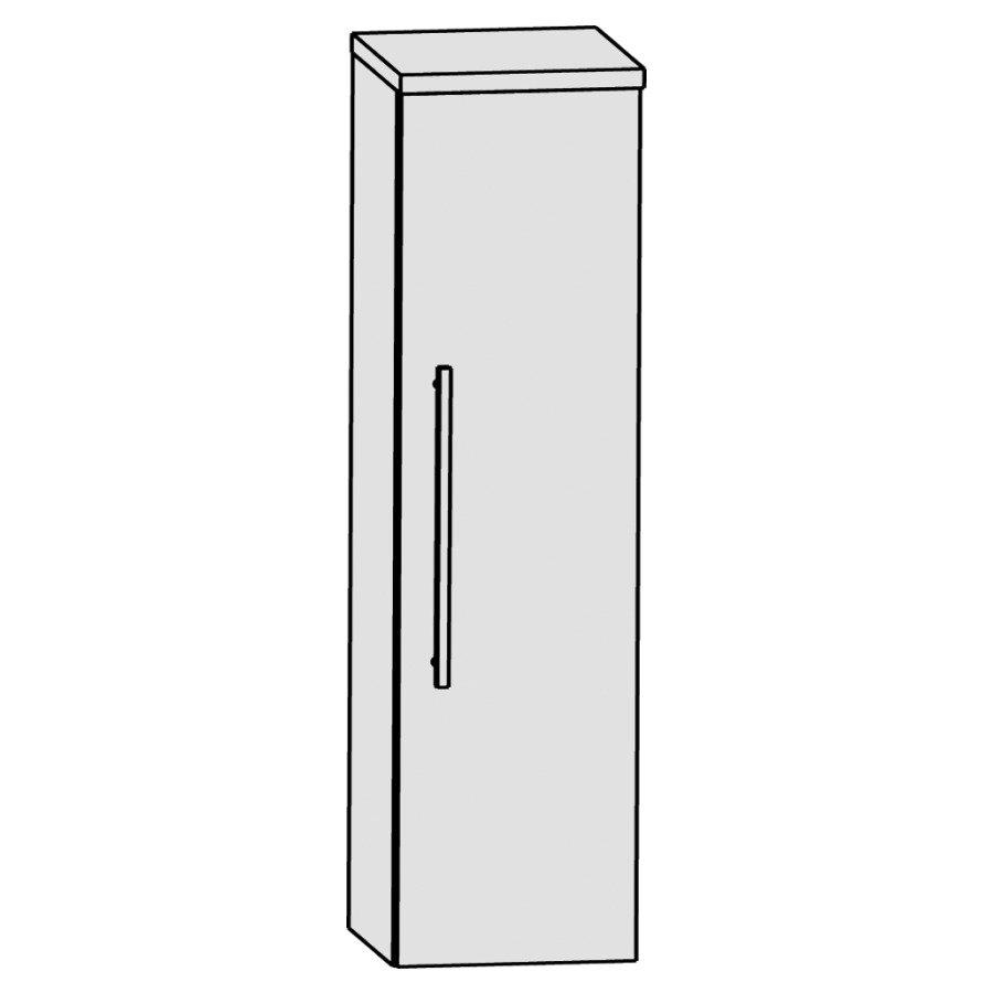 Armoire moyen LAGUNA
40 x 128 x 17-32 cm
armoire de tablette, 1 porte
charnières à droite
SPECIFIER LE DIMENSION DU
PROFONDEUR