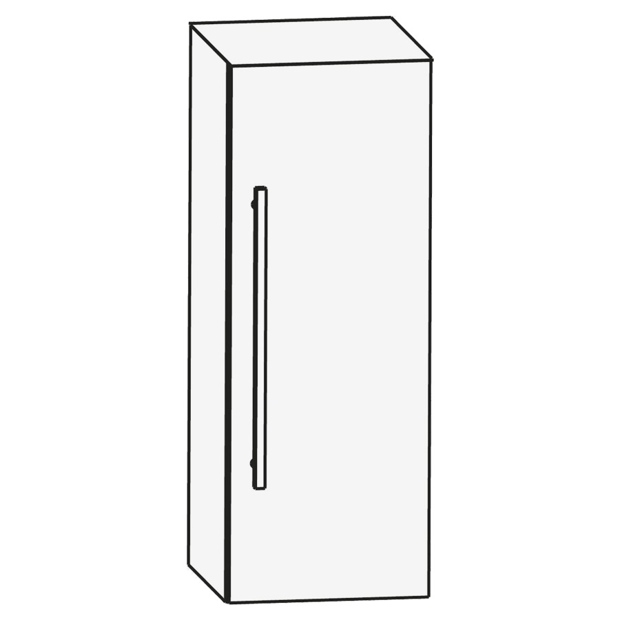 Armoire mi-haute LAGUNA
30 x 80 x 30 cm
armoire de tablette, 1 porte
charnières à droite