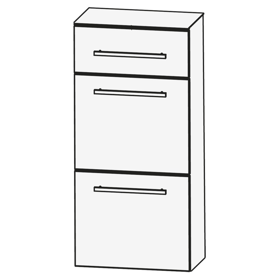 Armoire mi-haute LAGUNA
30 x 80 x 30 cm
3 tiroirs