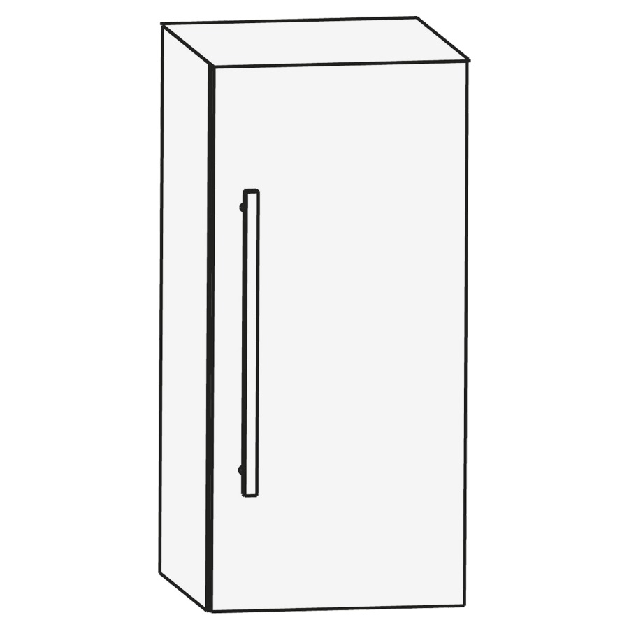 Armoire supérieure LAGUNA
40 x 64 x 15 cm
armoire de tablette, 1 porte
charnières à droite