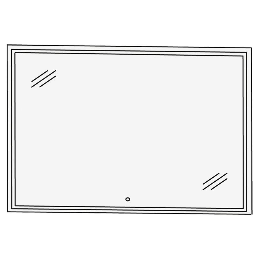Miroir lumineux CONCEPT LINE
LED, 80 x 64 x 2,8 cm
éclairage LED périphérique
éclairage LED indirecte en
retrait, 1 palpeur pour
éclairage-Emotion
40,3 W/3788 lumes
1 convertisseur 60 W
