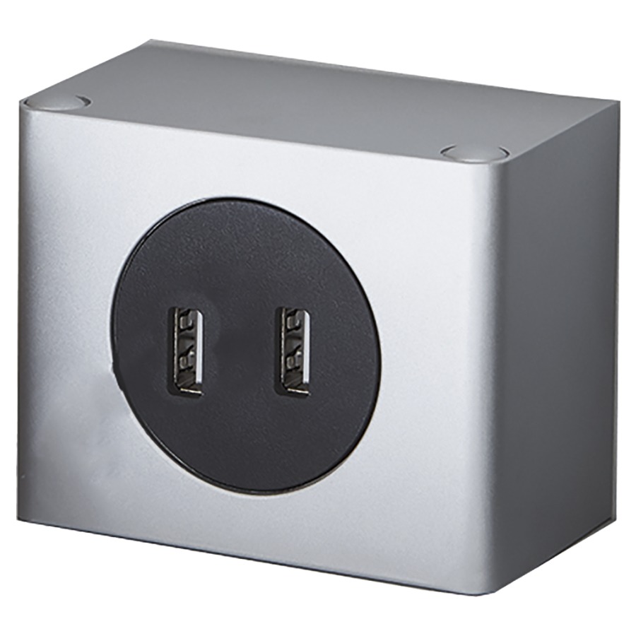 Prise USB HIGH LINE
2 slots, sans montage dans
armoire de toilette