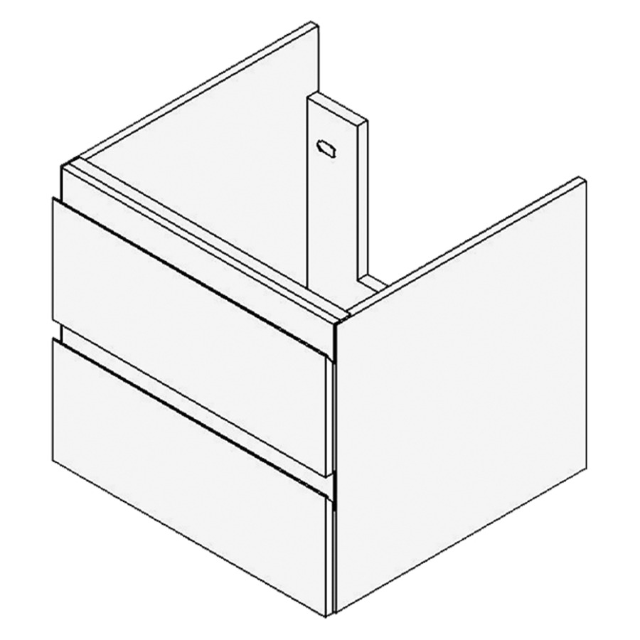 Élément inférieur  Falco
Largeur x Profondeur x Hauteur
fixé selon le lavabo
pour lavabo jusqu'à 50 cm
élément de tiroir, 2&nbsp;tiroirs
FABRICANT NUMÉRO D'ARTICLE DU 
LAVABO À INDIQUER LORS DE LA 
COMMANDE