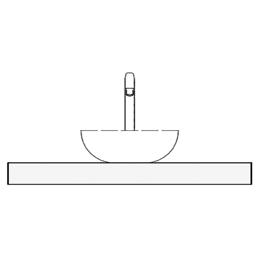 Table de lavabo Massivholz
90 x 2 x 51 cm
pour 1 lavabo à poser
entraxe selon les indications