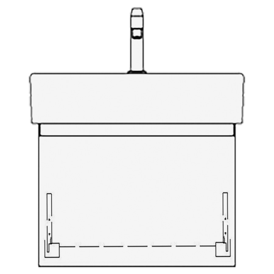 Elém. infér. LIVING CITY GATTO
56,0 x 40,0 x 44,0 cm
pour lavabo Living City 60 cm
élément à 1 tiroir