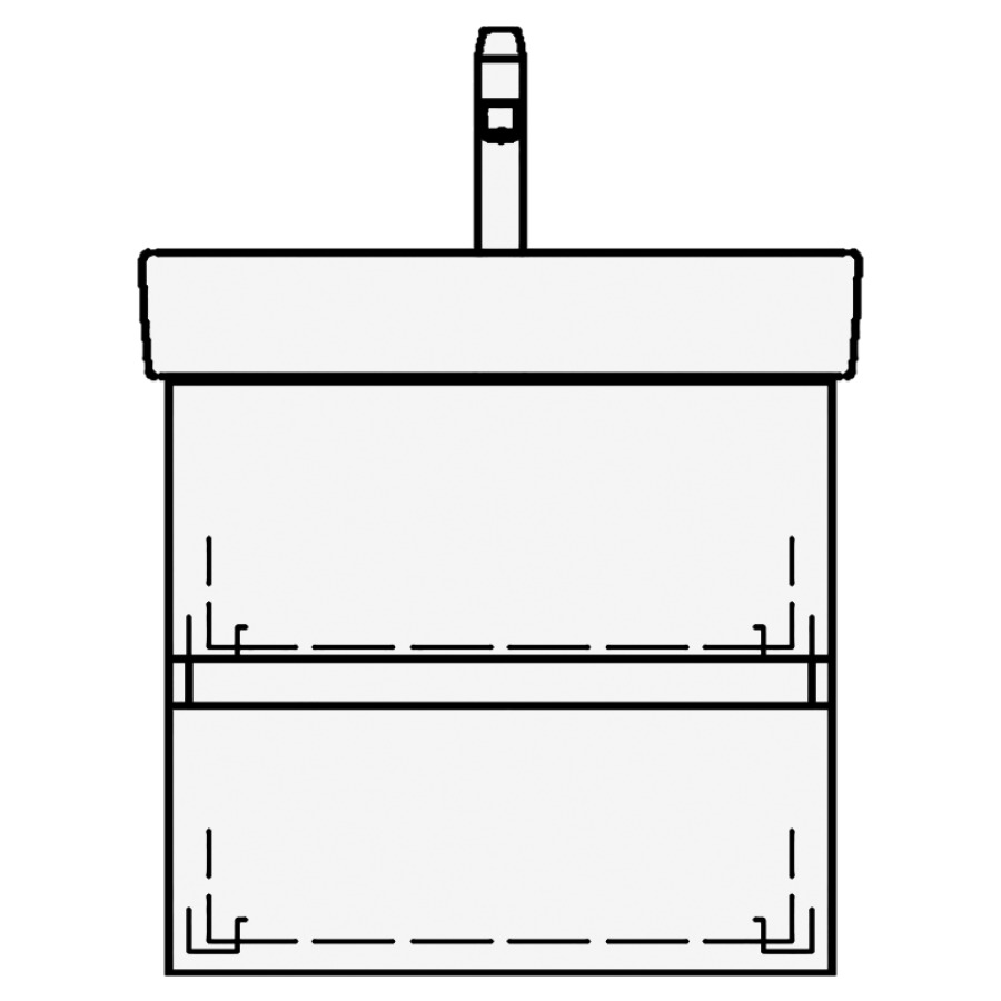 Élément inférieur PRO S GATTO
116,0 x 44,0 x 43,0 cm
pour lavabo Pro S 120 cm
avec 1 robinet, 2 éléments à
chacune 2 tiroirs