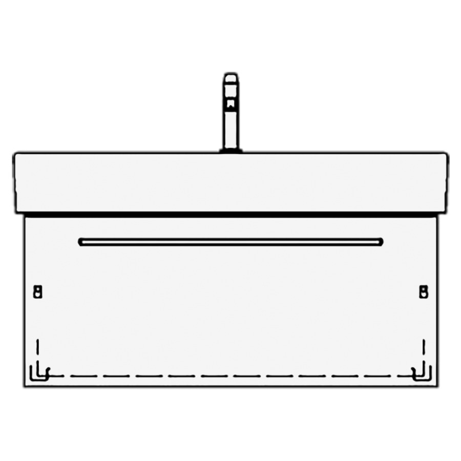 Elém. infér. LIVING CITY RANA
96,0 x 40,0 x 44,0 cm
pour lavabo Living City 100 cm
avec 1 robinet, élément à
1 tiroir