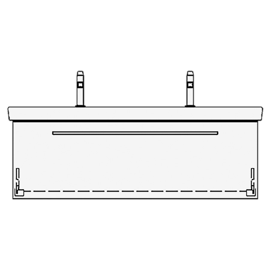 Élément inférieur
SUBWAY 2 RANA
125,0 x 40,0 x 43,5 cm
pour lavabo double Subway 2.0
130 cm, élément à 1 tiroir