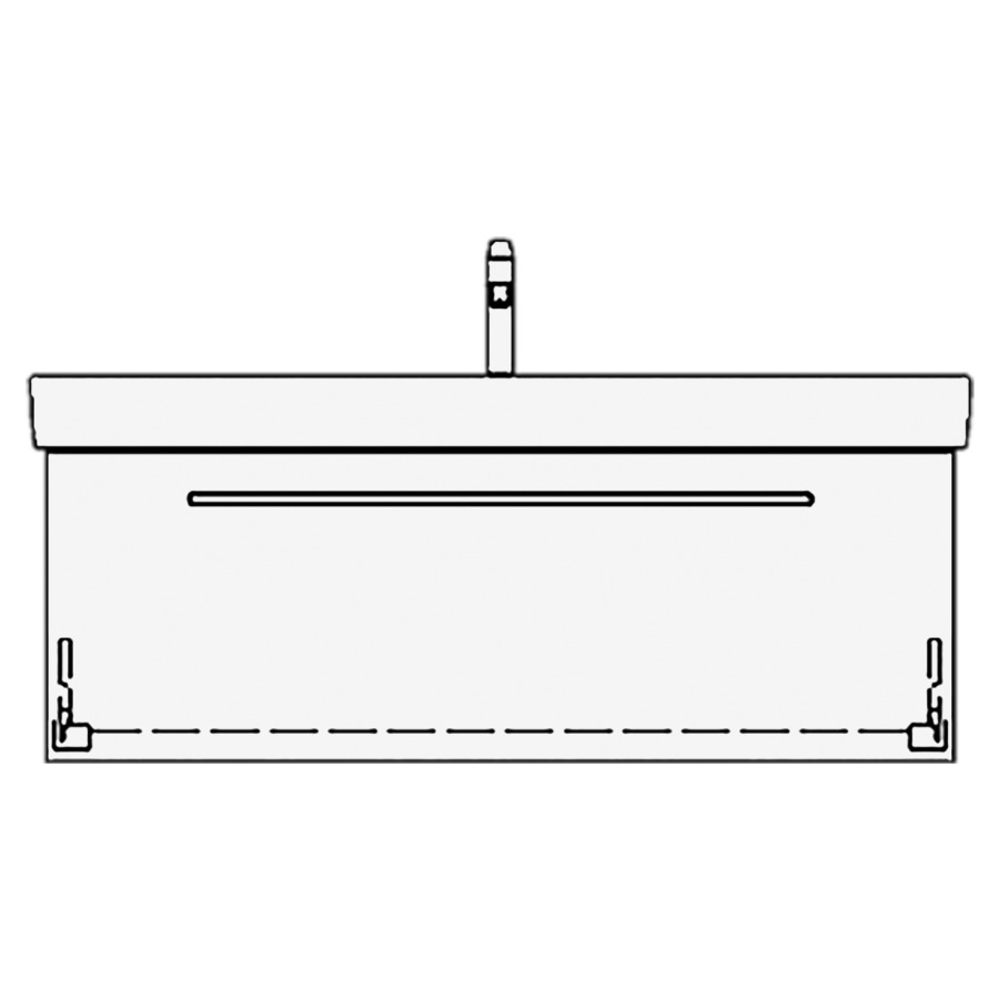 Élément inférieur PRO S RANA
116,0 x 40,0 x 43,0 cm
pour lavabo Pro S 120 cm
avec 1 robinet, élément à
1 tiroir