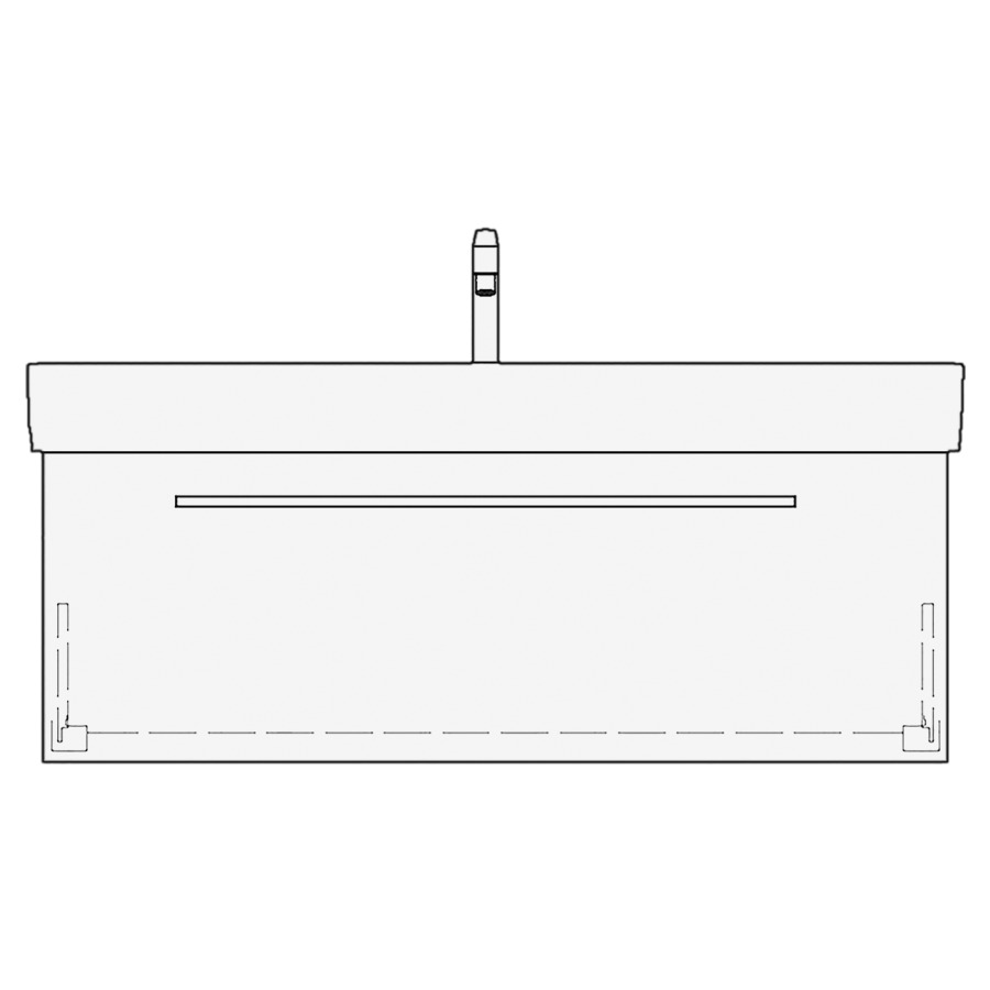 Élément inférieur VAL RANA
115,0 x 40,0 x 39,0 cm
pour lavabo Val 120 cm
avec 1 robinet
élément à 1 tiroir