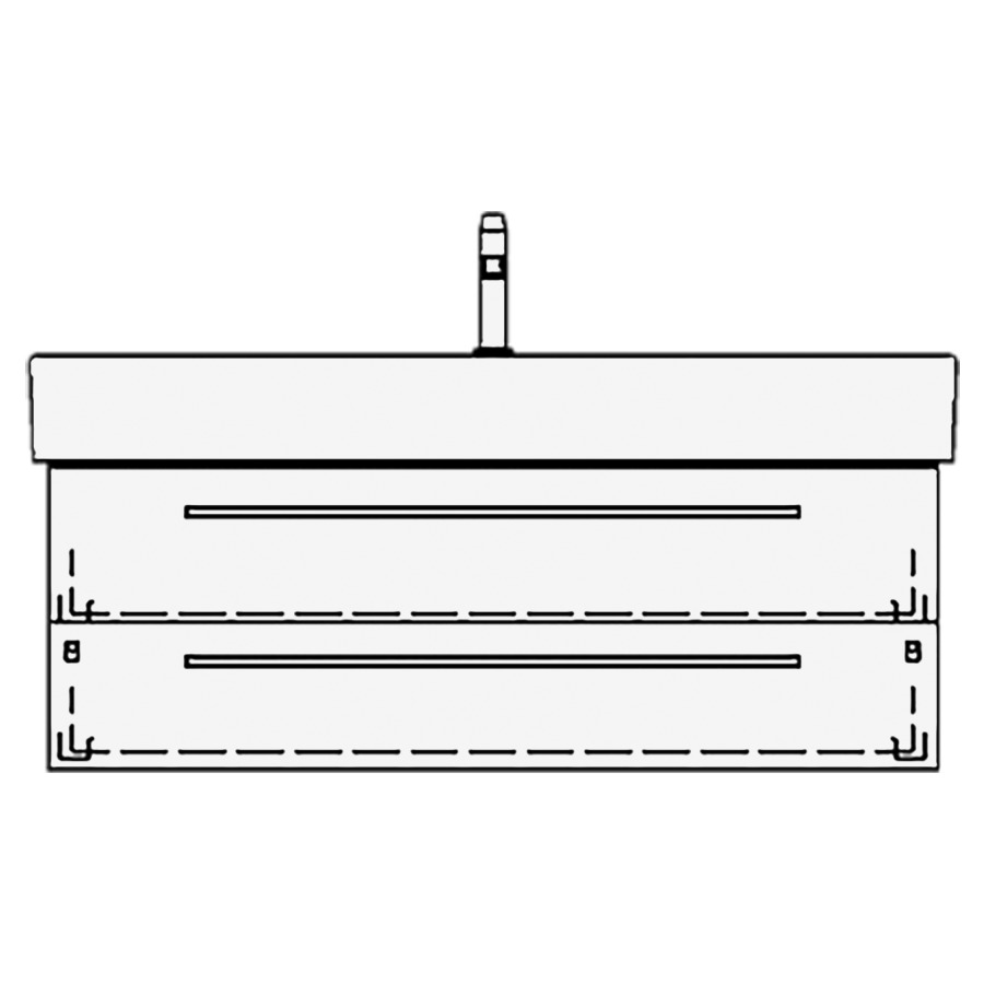 Élément inférieur
MEMENTO/2.0 RANA
114,0 x 40,0 x 44,0 cm
pour lavabo Memento 120 cm
avec 1 robinet
élément à 2 tiroirs