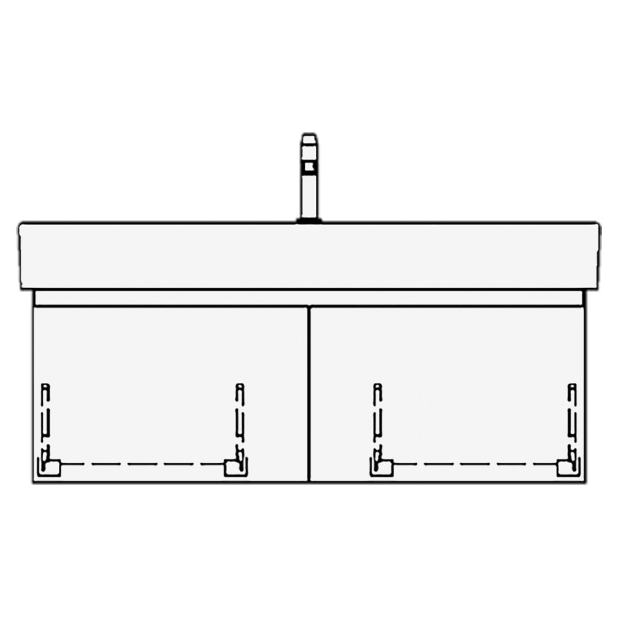 Élément inférieur
MEMENTO/2.0 GATTO
114,0 x 40,0 x 44,0 cm
pour lavabo Memento 120 cm
avec 1 robinet
2 éléments à chacune 1 tiroir