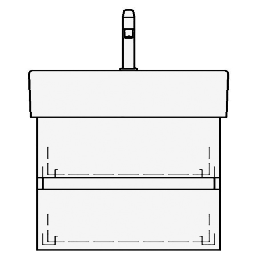 Élément inférieur LIVING CITY
TORO, 56,0 x 40,0 x 44,0 cm
pour lavabo Living City 60 cm
élément à 2 tiroirs