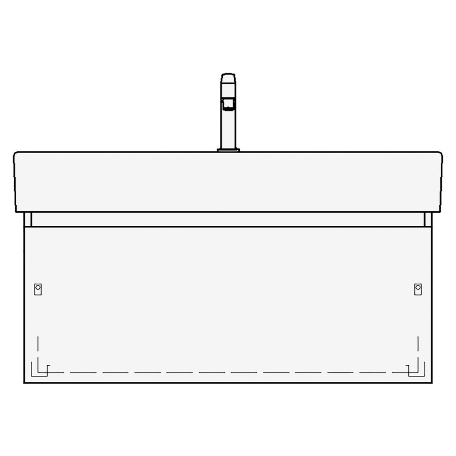 Élément inférieur LIVING CITY
TORO, 96,0 x 40,0 x 44,0 cm
pour lavabo Living City 100 cm
avec 1 robinet
élément à 1 tiroir