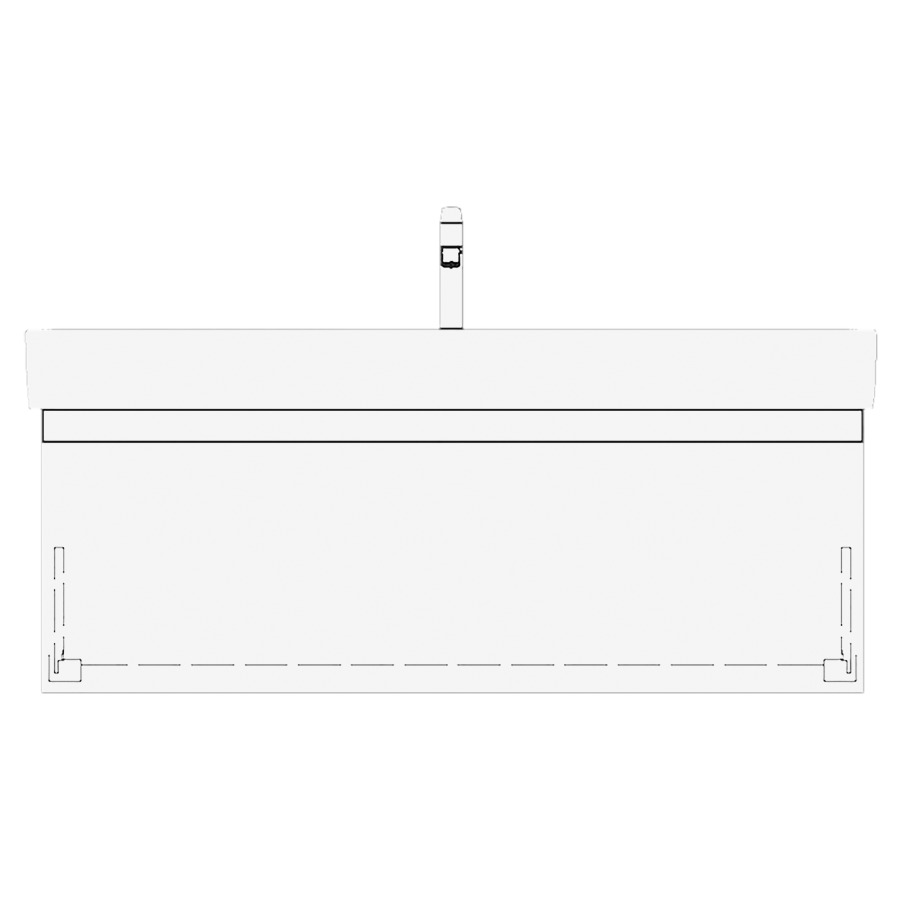 Élément inférieur VAL GATTO
115,0 x 40,0 x 39,0 cm
pour lavabo Val 120 cm
avec 1 robinet, élément
à 1 tiroir