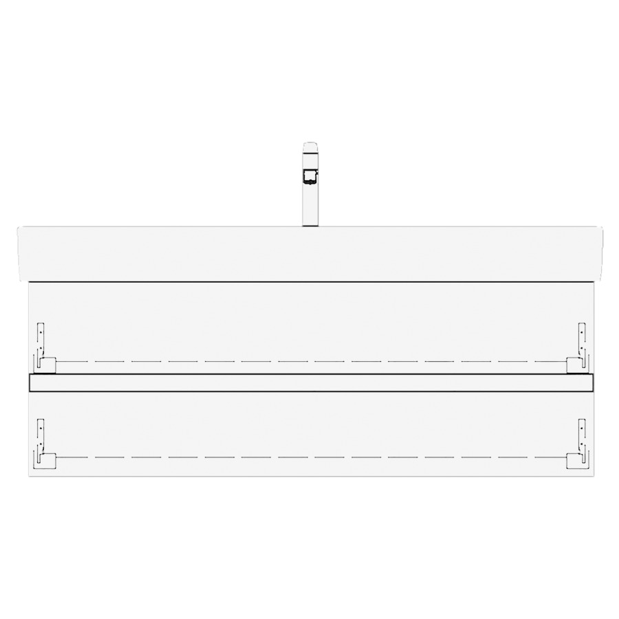 Élément inférieur VAL GATTO
115,0 x 40,0 x 39,0 cm
pour lavabo Val 120 cm
1 robinet, élément
à 2 tiroirs