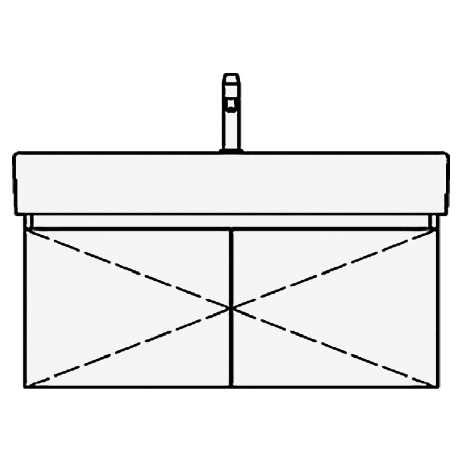 Élément inférieur
MEMENTO/2.0 TORO
94,0 x 40,0 x 44,0 cm
pour lavabo Memento/2.0 100 cm
avec 1 robinet
armoire de tablette, 2 portes
sans tablette