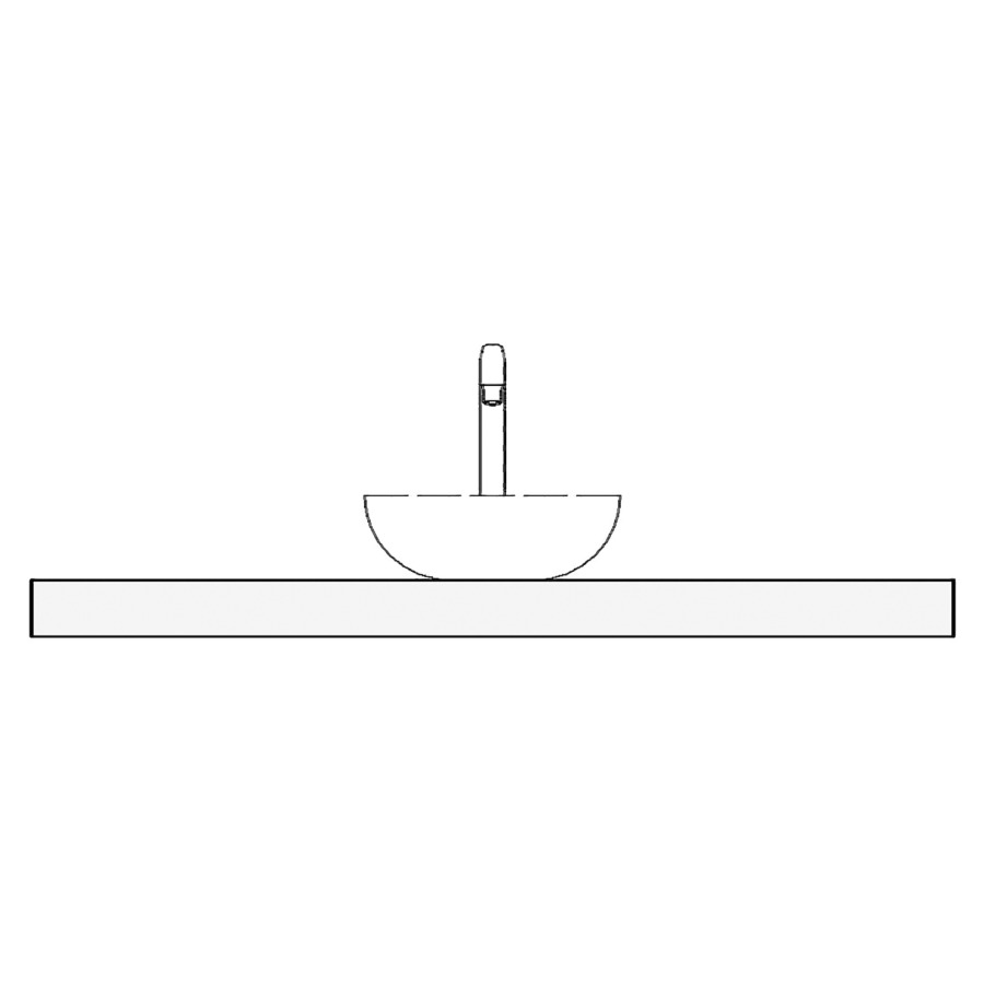Table de lavabo 120 stratifié