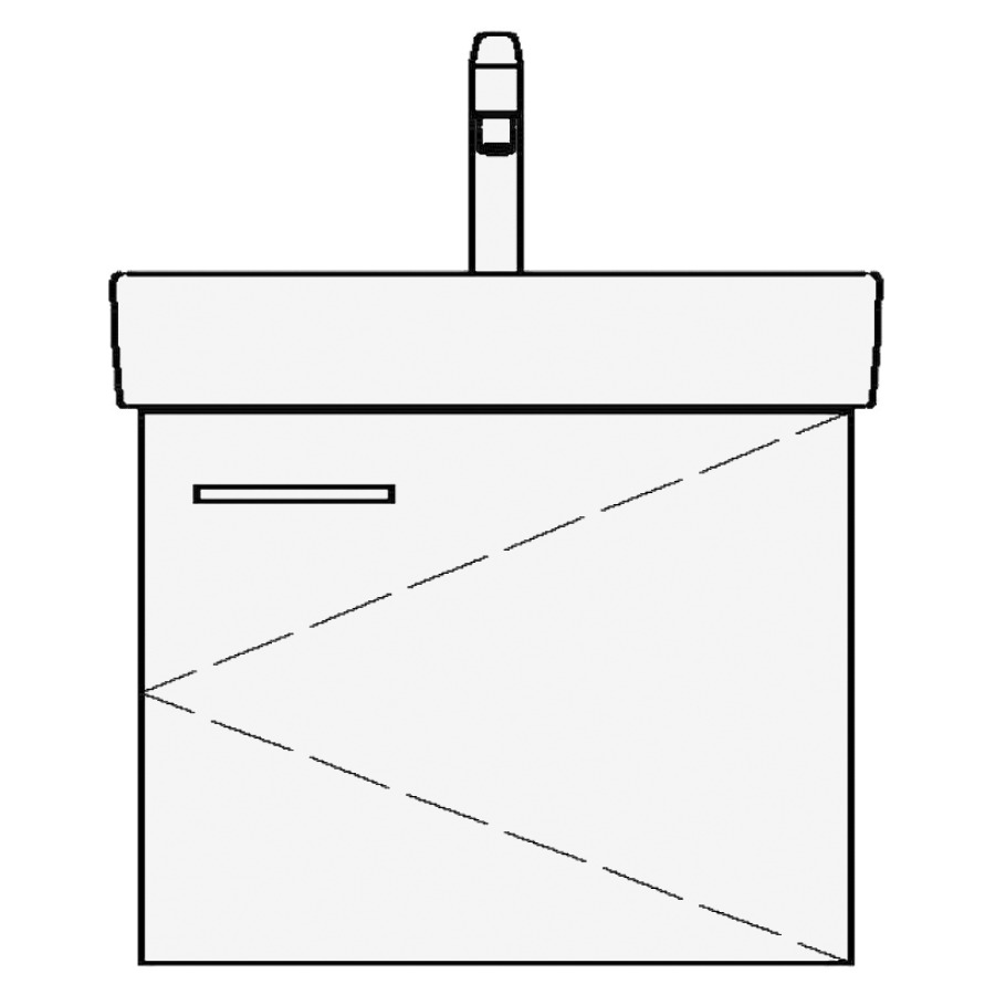 Élément inférieur PRO S TORO
COMPACT
51,0 x 44,0 x 35,5 cm
pour lavabo Pro S 55 cm
Compact, armoire de tablette
1 porte charnières à droite
sans tablette