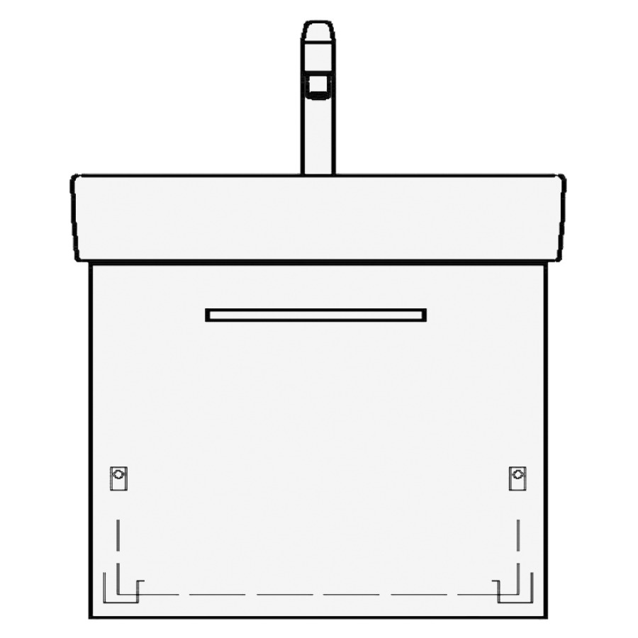 Élément inférieur PRO S TORO
COMPACT
51,0 x 44,0 x 35,5 cm
pour lavabo Pro S 55 cm
Compact, élément à 1 tiroir