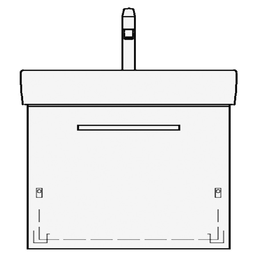 Élément inférieur PRO S TORO
COMPACT
56,0 x 44,0 x 35,5 cm
pour lavabo Pro S 60 cm
Compact, élément à 1 tiroir