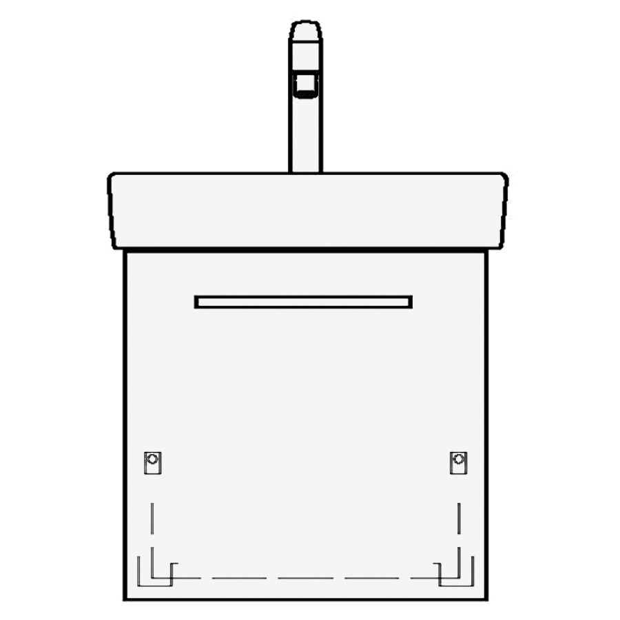 Élément inférieur MODERNA R
TORO
47,0 x 45,0 x 35,0 cm
pour lavabo Moderna R 54 cm
élément à 1 tiroir