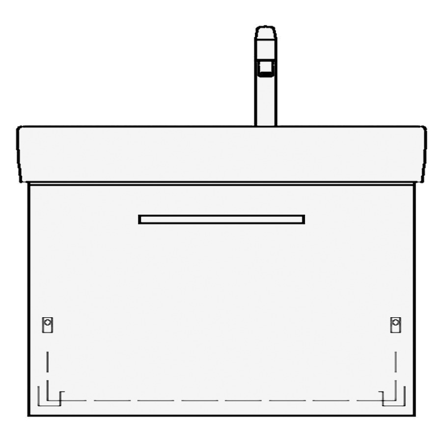Élément inférieur MODERNA R
TORO
63,0 x 45,0 x 38,0 cm
pour lavabo Moderna R 70 cm
tablette à gauche, élément à
1 tiroir
