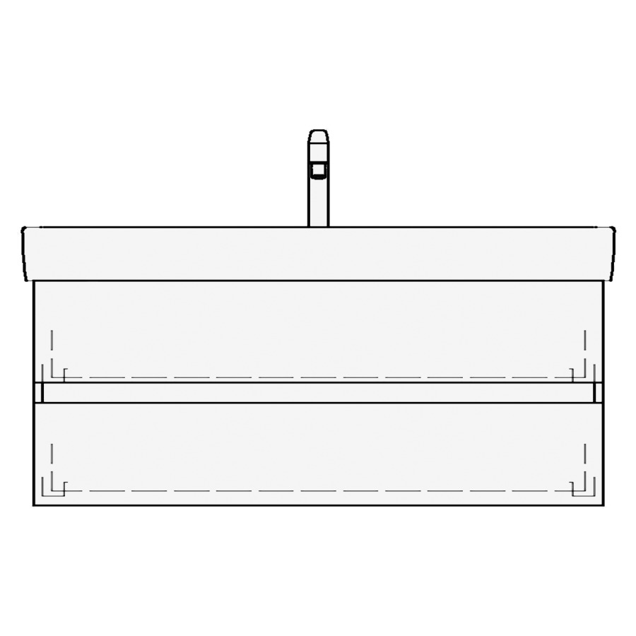 Élément inférieur MODERNA R
TORO
97,0 x 50,0 x 38,0 cm
pour lavabo Moderna R 104 cm
élément à 2 tiroirs