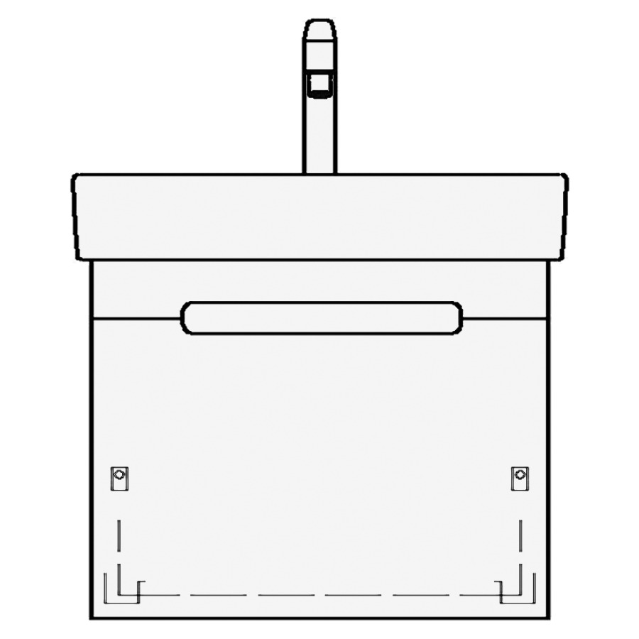 Élément inférieur MODERNA R
LORO
55,0 x 40,0 x 39,0 cm
pour lavabo Moderna R 62 cm
élément à 1 tiroir