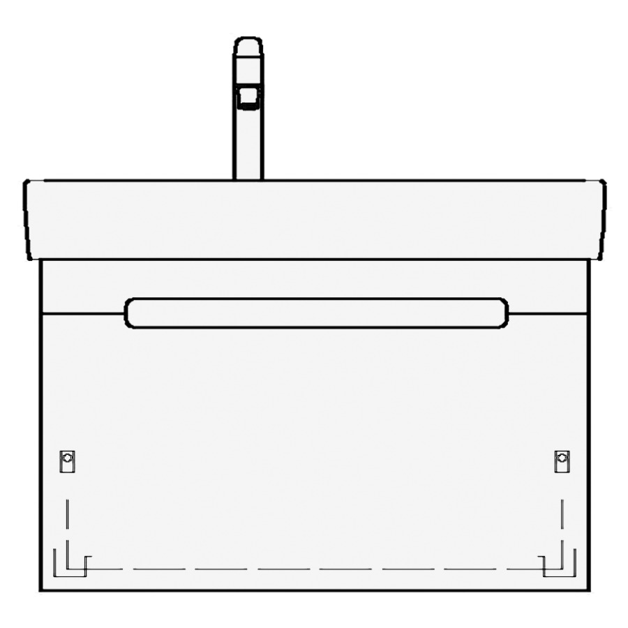 Élément inférieur MODERNA R
LORO
63,0 x 40,0 x 39,0 cm
pour lavabo Moderna R 70 cm
tablette à droite, élément à
1 tiroir