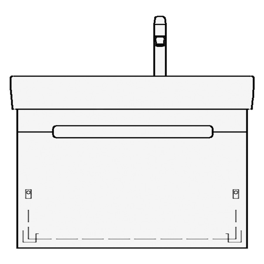 Élément inférieur MODERNA R
LORO
63,0 x 40,0 x 39,0 cm
pour lavabo Moderna R 70 cm
tablette à gauche, élément à
1 tiroir