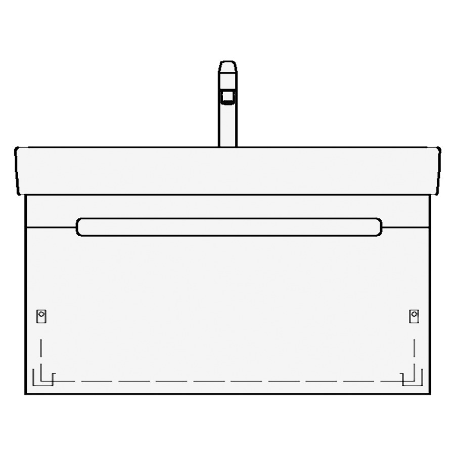 Élément inférieur MODERNA R
LORO
77,0 x 40,0 x 39,0 cm
pour lavabo Moderna R 84 cm
élément à 1 tiroir