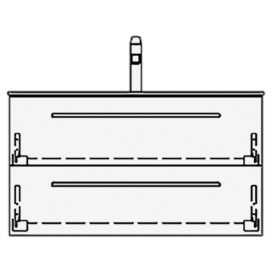 Élément inférieur VIVA RANA
79,0 x 40,0 x 47,0 cm
pour lavabo Viva 80 cm
élément à 2 tiroirs