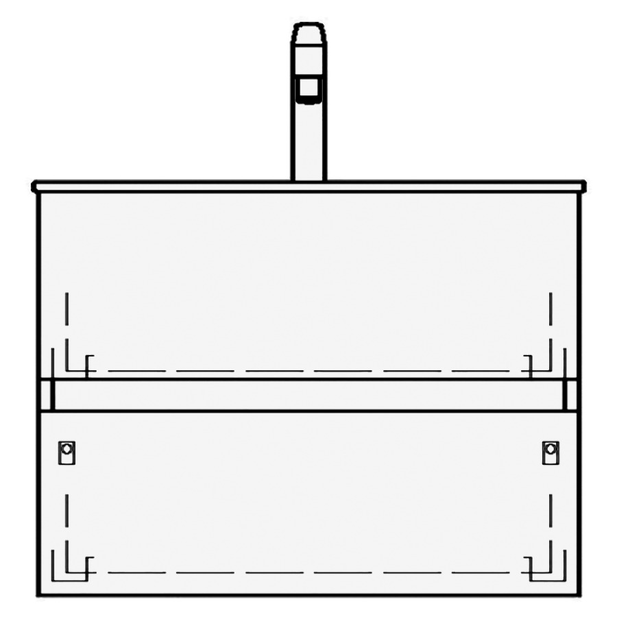 Élément inférieur VIVA TORO
59,0 x 48,0 x 47,0 cm
pour lavabo Viva 60 cm
élément à 2 tiroirs