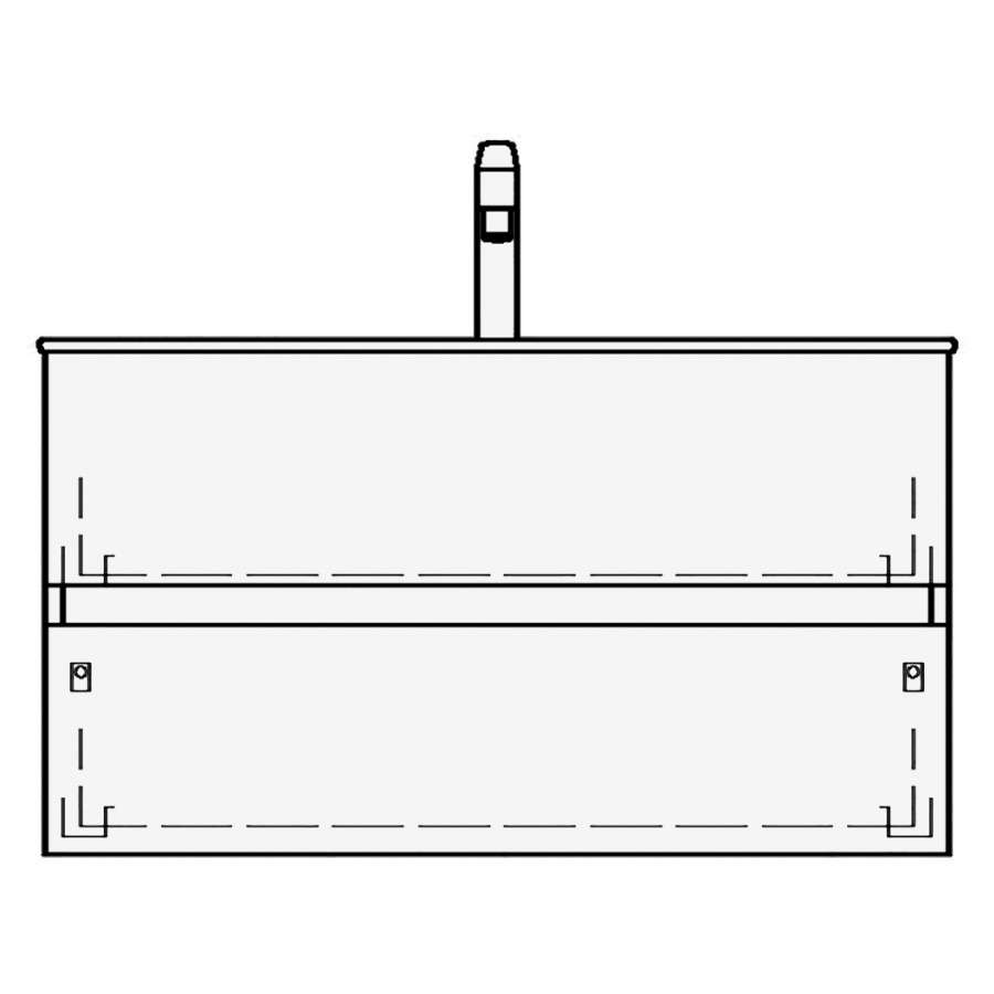 Élément inférieur VIVA TORO
79,0 x 48,0 x 47,0 cm
pour lavabo Viva 80 cm
élément à 2 tiroirs