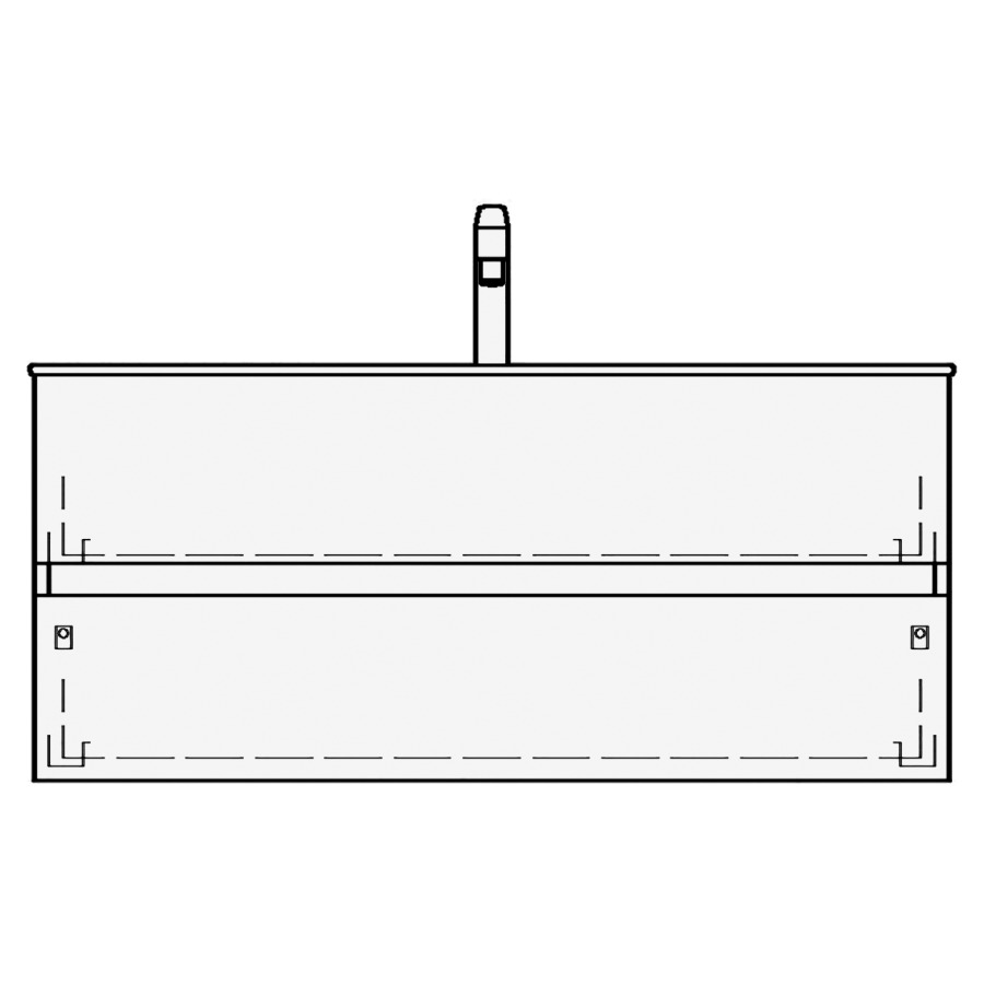 Élément inférieur VIVA TORO
99,0 x 48,0 x 47,0 cm
pour lavabo Viva 100 cm
élément à 2 tiroirs