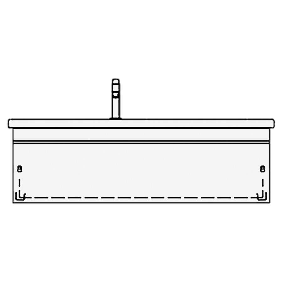 Élément inférieur PALOMBA
116,0 x 40,0 x 48,1 cm
pour lavabo Palomba 120 cm
élément à 1 tiroir