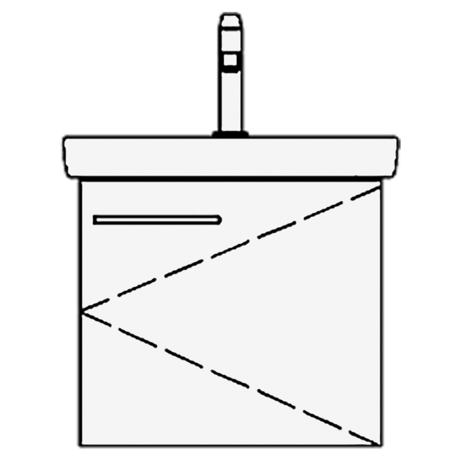 Élément inférieur
SUBWAY 2 TORO
45,0 x 44,0 x 37,0 cm
pour lavabo Subway 2.0 50 cm
armoire de tablette, 1 porte
charnières à droite
sans tablette