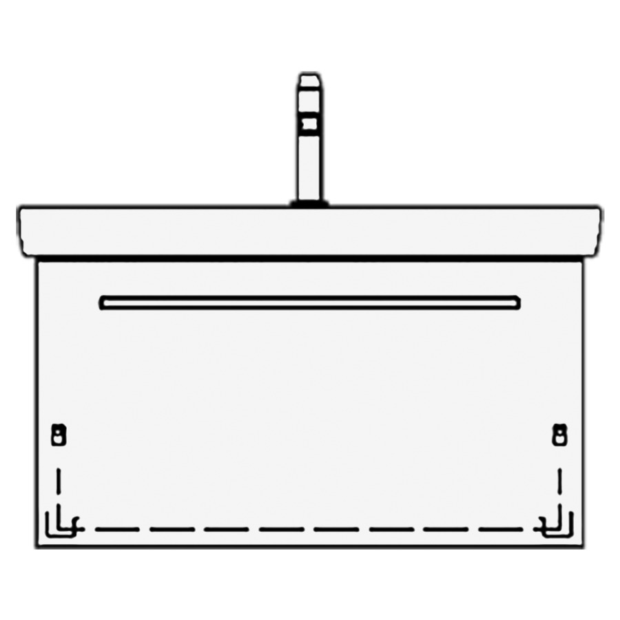 Élément inférieur
SUBWAY 2 TORO
75,0 x 46,0 x 44,0 cm
pour lavabo Subway 2.0 80 cm
élément à 1 tiroir