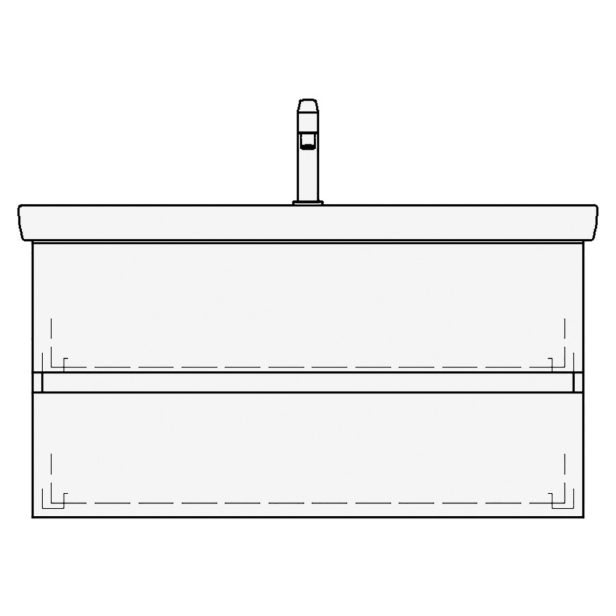 Élément inférieur
SUBWAY 2 TORO
95,0 x 48,0 x 44,0 cm
pour lavabo Subway 2.0 100 cm
élément à 2 tiroirs