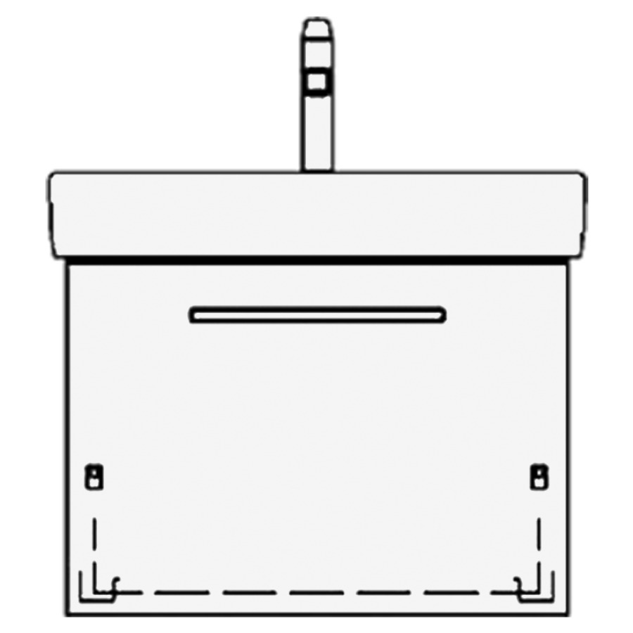 Élément inférieur PRO S TORO
56,0 x 44,0 x 44,0 cm
pour lavabo Pro S 60 cm
élément à 1 tiroir