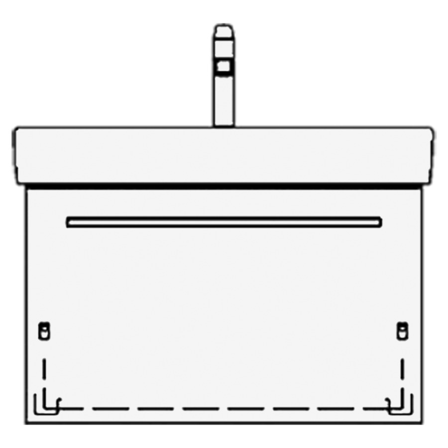 Élément inférieur PRO S TORO
66,0 x 44,0 x 44,0 cm
pour lavabo Pro S 70 cm
élément à 1 tiroir