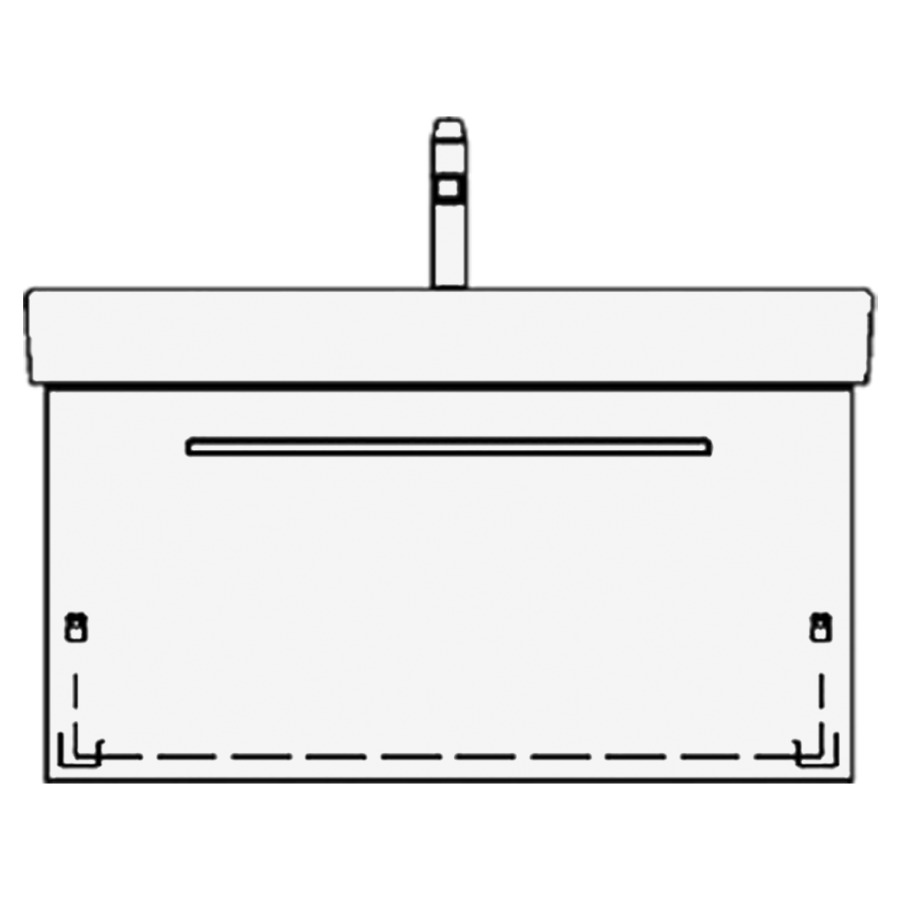 Élément inférieur PRO S TORO
81,0 x 44,0 x 44,0 cm
pour lavabo Pro S 85 cm
élément à 1 tiroir