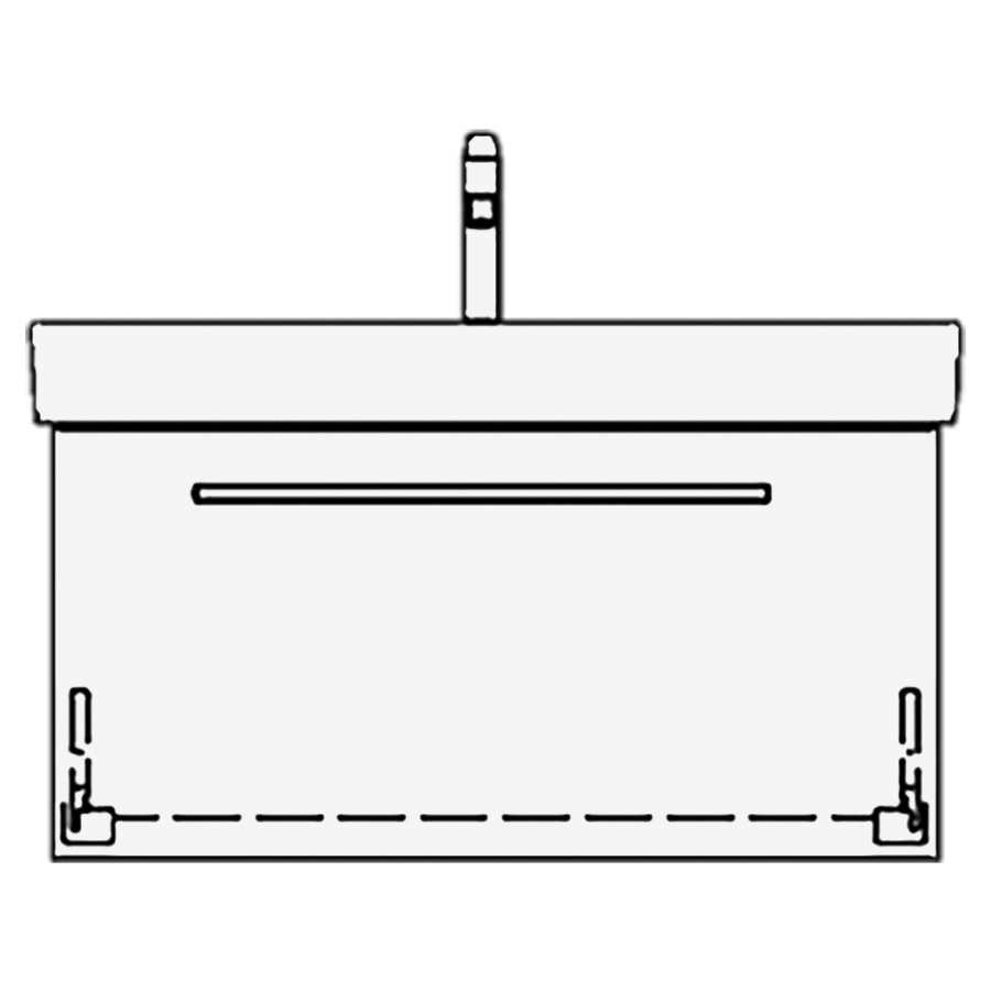 Élément inférieur PRO S RANA
81,0 x 40,0 x 43,5 cm
pour lavabo Pro S 85 cm
élément à 1 tiroir